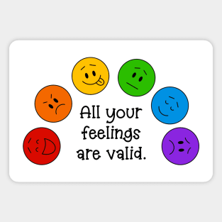 Rainbow feelings Magnet